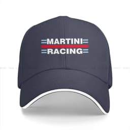 Washed Men's Baseball Cap Martini Racing Trucker Snapback Caps Dad Hat Formula 1 F1 Golf Hats