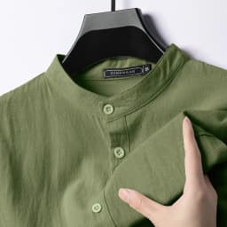 Linen Cotton Shirts for Men Lightweight Long Sleeve Henley Streetwear Beach Breathable Shirt Hawaiian Large T Shirts for Men
