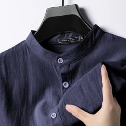 Linen Cotton Shirts for Men Lightweight Long Sleeve Henley Streetwear Beach Breathable Shirt Hawaiian Large T Shirts for Men