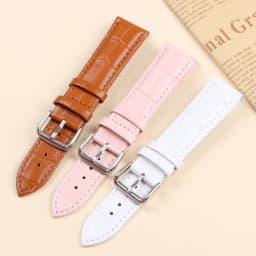 10mm Genuine Leather Calfskin Strap 10/12/13/14/15/16/17/18/19/20/21/22/24mm Universal Watchband Slub Pattern Watch Accessories