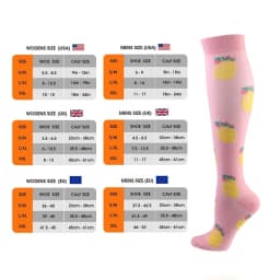 S-XXL 3 Pairs Free Shipping Nurse Compression Socks Varicose Veins Women Men Socks 20-30 MmHg Edema Diabetes Running Sport Socks