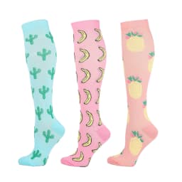 S-XXL 3 Pairs Free Shipping Nurse Compression Socks Varicose Veins Women Men Socks 20-30 MmHg Edema Diabetes Running Sport Socks