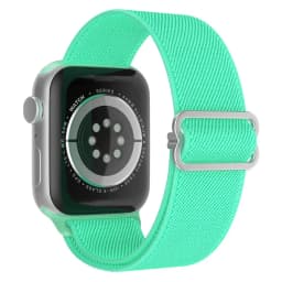 Bohemian Nylon Strap for Apple Watch ultra 2 49mm 41mm 45mm 38/40/44mm Elastic Shiny Bracelet iWatch Series 9/8/7 6 5 4 Se Band