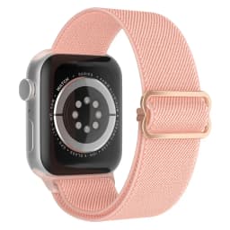 Bohemian Nylon Strap for Apple Watch ultra 2 49mm 41mm 45mm 38/40/44mm Elastic Shiny Bracelet iWatch Series 9/8/7 6 5 4 Se Band