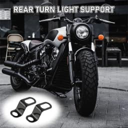 1/2Pair Motorcycle Lamp Brackets Turn Signal Light Lamp Mount Headlight Brackets Motorbike Fork Indicator Mount Lamps Holder
