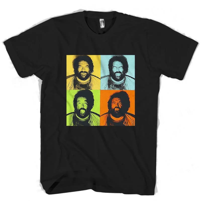 Bud Spencer Camiseta Popular Art Men's / Women's T Shirt Men Tshirt Print Breaking Bad Print T Shirt For Men Fashion Streetwear