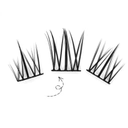 Hot Sales DIY Makeup 384 PCS Lash Clusters Eyelash Book 32 Rows False Eyelashes Extension For Beauty