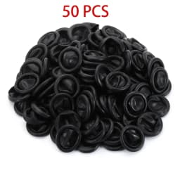 100Pack Disposable Finger Cover Rubber Gloves Non-slip Anti-static Latex Finger Cot Fingertip Protector Thumb Sleeve Glove