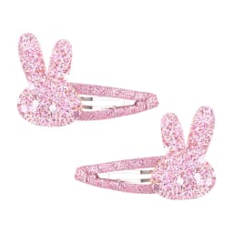 2Pcs/Set Sweet BB Glitter Hairpins for Baby Girls Rabbit Flower Hair Clips Barrettes Headwear Fashion Kids Hair Accessories