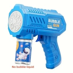 10 Holes Children Electric Bubble Gun Rocket Soap Automatic Bubble Machine Kids Summer Outdoor Bubble Blowing Toys for Kids