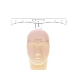 10/50/100pcs Eyebrow Ruler Sticker Tattoo Shape Tool Adhesive Microblading Guide Makeup Measurement Stencil Template Makeup Tool