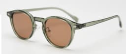 Peekaboo Unisex Polarized Sunglasses Retro Women Korean Style Ultralight Round Sun Glasses for Men TR90 Green Brown 2024 Gift