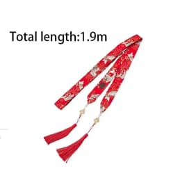 Retro Tassels Long Hair Straps Chinese Style Hair Ribbons Bow Hair Ornament Headdress Chinese Hanfu Head Bands Hair Accessories