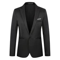 Summer Men's Casual Suit Fashion Business Office Trendy Non-ironing Anti-wrinkle Suit Jacket Solid Color Slim Fit Men's Suit