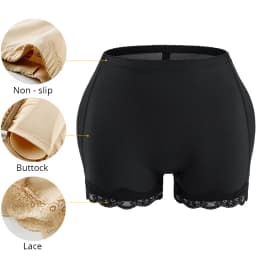 Padded Butt lifter Corrective Underwear Butt Enhancer Body Shaper Modeling Strap Fake Hip Shapwear Underwear Push Up Panties