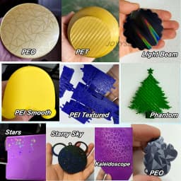 X1C P1P P1S P2S A1 X1 Build Plate for Bambu Lab A1 Smooth PEI Sheet PEO PET for Bambulab A1 P1P 3D Printer Heatbed Build Plate
