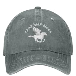 Percy Jackson Camp Half-Blood Baseball Cap Skeleton Pegasus White Logo Hip Hop Dad Hats Men Women Sun Visors Baseball Caps