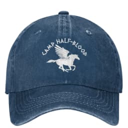 Percy Jackson Camp Half-Blood Baseball Cap Skeleton Pegasus White Logo Hip Hop Dad Hats Men Women Sun Visors Baseball Caps