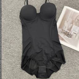 Naisstoo Women Shapewear Bodysuit for Tummy Control Seamless Body Shaper Thong Jumpsuit Bras