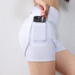 Quick-Drying Women's Running Shorts Sports Layer Elastic Waist Active Sports Shorts with Pockets yoga Shorts