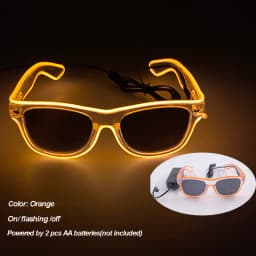 Cool Luminous LED Light Up Glasses Flashing Party Glasses Futurist Transparent LED Glasses For Nightclub DJ Dance Party Decor
