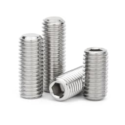 M1.6 M2 M2.5 M3 M4 M5 M6 M8 M10 M12 M14M16 DIN913 Stainless Steel Allen Hex Hexagon Socket Flat End Grub Headless Bolt Set Screw