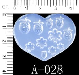 SNASAN Tiny Beads Cartoon Flowers Heart Star Nail Art Earrings Silicone Mould Jewelry Casting Tool UV Epoxy Resin Silicone Mold