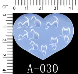 SNASAN Tiny Beads Cartoon Flowers Heart Star Nail Art Earrings Silicone Mould Jewelry Casting Tool UV Epoxy Resin Silicone Mold