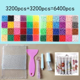 36 colors 5mm Set Refill Beads Puzzle Crystal DIY Water Spray magic Beads Set Ball Games 3D Handmade Magic Toys For Children