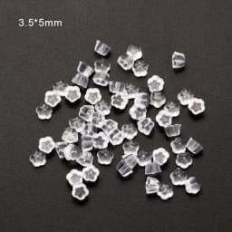 100-200pcs/Lot Rubber Ear Backs Stopper Earnuts Stud Earring Back Supplies For DIY Jewelry Findings Making Accessories Wholesale