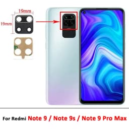 NEW For Xiaomi Redmi 13C 4G Note 9 Pro Max 9S 8 7 11 10 12 Pro Plus 5G 10T 10S Rear Camera Lens Glass Back Camera Lens With Glue