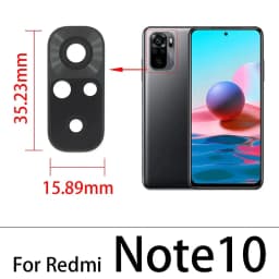 NEW For Xiaomi Redmi 13C 4G Note 9 Pro Max 9S 8 7 11 10 12 Pro Plus 5G 10T 10S Rear Camera Lens Glass Back Camera Lens With Glue