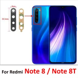 NEW For Xiaomi Redmi 13C 4G Note 9 Pro Max 9S 8 7 11 10 12 Pro Plus 5G 10T 10S Rear Camera Lens Glass Back Camera Lens With Glue