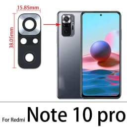 NEW For Xiaomi Redmi 13C 4G Note 9 Pro Max 9S 8 7 11 10 12 Pro Plus 5G 10T 10S Rear Camera Lens Glass Back Camera Lens With Glue