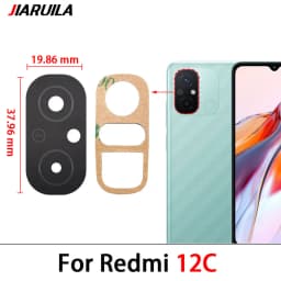 NEW For Xiaomi Redmi 13C 4G Note 9 Pro Max 9S 8 7 11 10 12 Pro Plus 5G 10T 10S Rear Camera Lens Glass Back Camera Lens With Glue