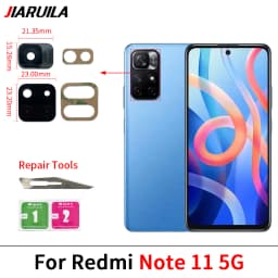 NEW For Xiaomi Redmi 13C 4G Note 9 Pro Max 9S 8 7 11 10 12 Pro Plus 5G 10T 10S Rear Camera Lens Glass Back Camera Lens With Glue