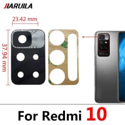NEW For Xiaomi Redmi 13C 4G Note 9 Pro Max 9S 8 7 11 10 12 Pro Plus 5G 10T 10S Rear Camera Lens Glass Back Camera Lens With Glue