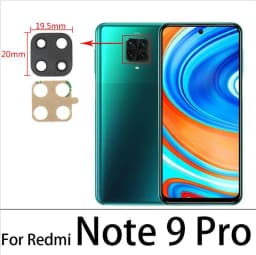 NEW For Xiaomi Redmi 13C 4G Note 9 Pro Max 9S 8 7 11 10 12 Pro Plus 5G 10T 10S Rear Camera Lens Glass Back Camera Lens With Glue