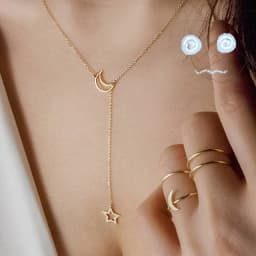New Fashion Steampunk Dainty Circle Collier Round Minimalist Chain Pendant Necklace For Women Jewelry Gift Cheap Collar