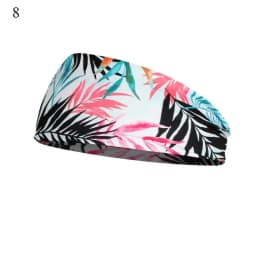 Boho Turbans Yoga Elastic Head Wrap Women Headband Wide Hairbands Headwear Floral Bandanas Fashion Hair Band Accessories YZL05-2