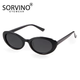 SORVINO Purple Sexy Small Oval Women Men Sunglasses 2024 Fashion Retro Vintage Leopard Colorful Sun Glasses Shade UV400 Eyeglass
