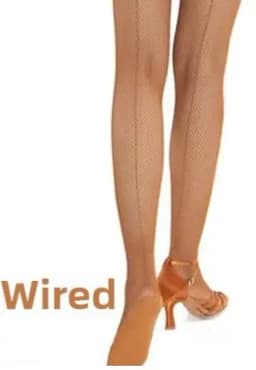 Hard Network Professional Fishnet Tights Women Latin Dance Dress Ladies Ballroom Latin Dance Stockings Elastic Latin Pantyhose