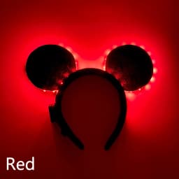 1pc Lovely Glowing Light Up Mouse Ears Headbands LED Neon Mickey Hairband Boy Girls Luminous Headbands Cosplay Hair Accessories