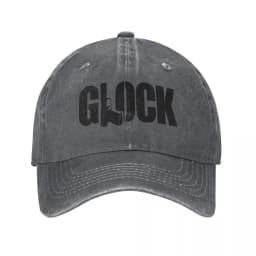 Glock Tactical Shooting Gun Baseball Caps Distressed Denim Snapback Cap Unisex Outdoor All Seasons Travel Unstructured Caps Hat