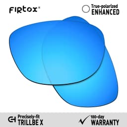 Firtox True UV400 Polarized Lenses Replacement for Oakley Trillbe X OO9340 Sunglasses (Lens Only) - Multiple Colors