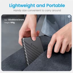 ORICO 2.5" Hard Drive Enclosure 2.5 Inch HDD Case USB Type C SATA 5Gbps for SSD HDD 9.5 7mm External Hard Drive Disk Case for Pc