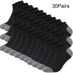 10/20/30pairs Men's Color Block Boat Socks, Fashion Breathable Comfy Low Cut Ankle Socks, Men's Socks
