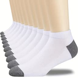 10/20/30pairs Men's Color Block Boat Socks, Fashion Breathable Comfy Low Cut Ankle Socks, Men's Socks