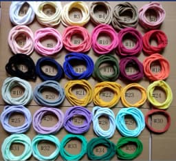 1000pc/lot Super Soft Traceless Stretchy Thin Skinny Nylon Headbands 2.5cm Width Children Baby Girls Kid DIY Thin Nylon Headband