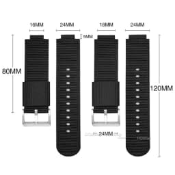 16mm 18mm Nylon Strap for Casio AE-1200 1300 F-108 SGW-300/400/500 W-800H Canvas Watch Band Quick Release Men's Accessories Belt